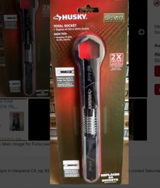 (66) Husky Total Socket Wrench MSRP $ 1, 320.00