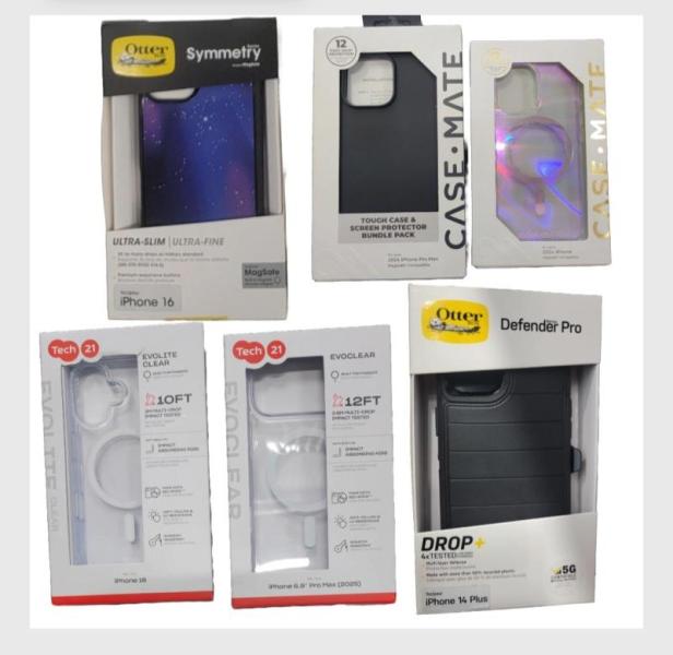 100 Cases for Iphone/Samsung By Otterbox, Speck & More