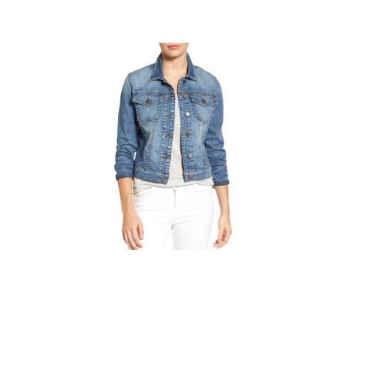 Apparel - KUT The Kloth 'Helena' Denim Jacket, Sanctuary Matter of Time Poplin Skirt, O'Neill - Original MSRP $4,400
