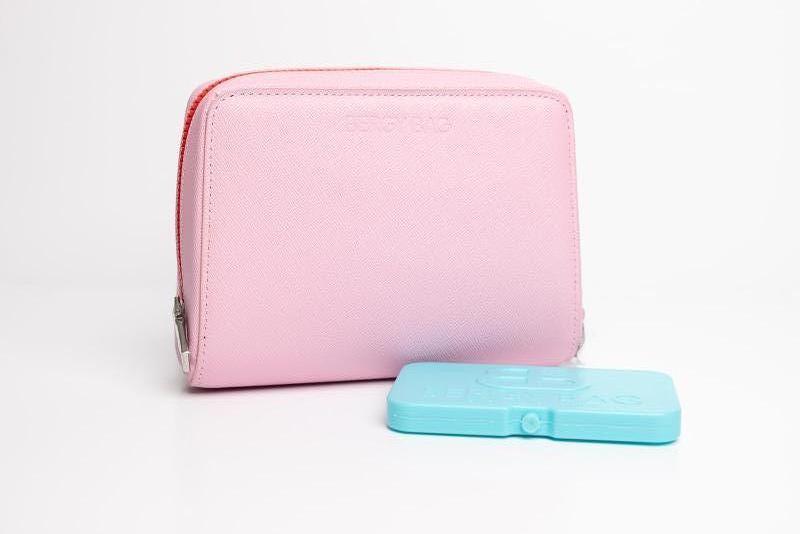 PINK Insulated Leather Bags with Ice Packs MSRP $1,960