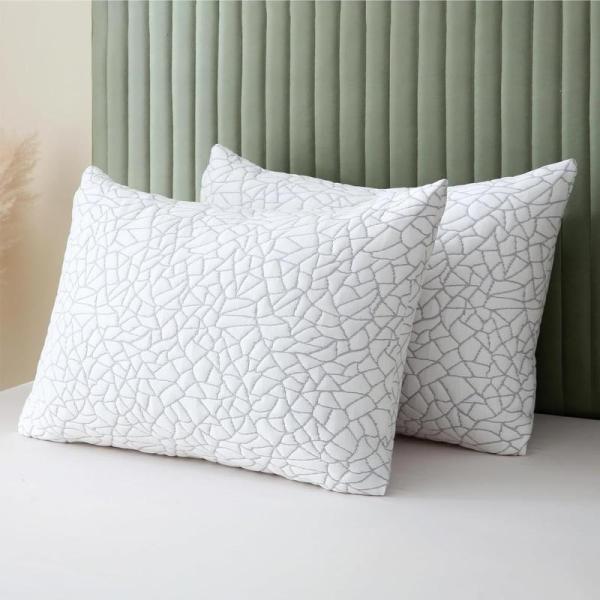 Home - BPC Premium King Rayon Derived Bamboo Firm Pillows, Castle Fairy Girly Christmas Comforter Sets - MSRP $9,995