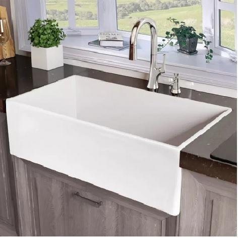 Miseno MNO3318FC1 Fireclay Kitchen Sink - MSRP $663