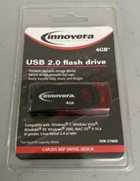 Innovera Technology Essentials 4 GB USB 2.0 Flash Drive