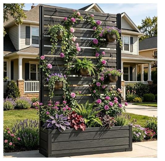 Diyfire Plastic Raised Garden Bed, Telescoping Ladder, Step2 MailMaster Plus Mailbox & Post, FIELD KING - MSRP $723