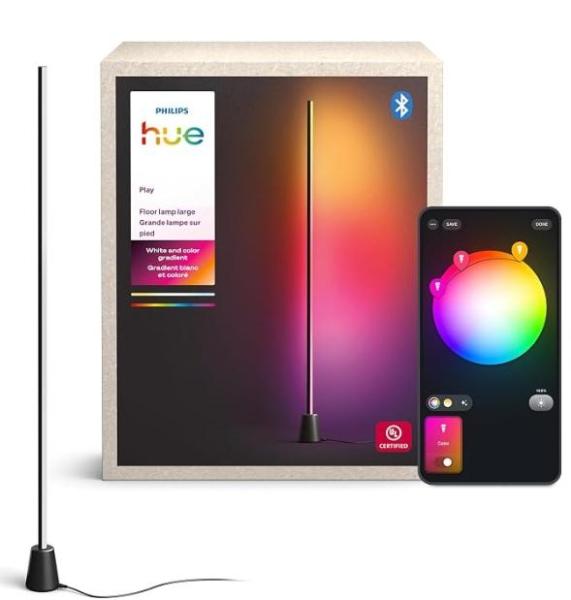 Philips Hue Play Floor Lamp, Kate & Laurel Arendahl Ornate Traditional Square Arched Mirror, Garvee Jack - MSRP $787