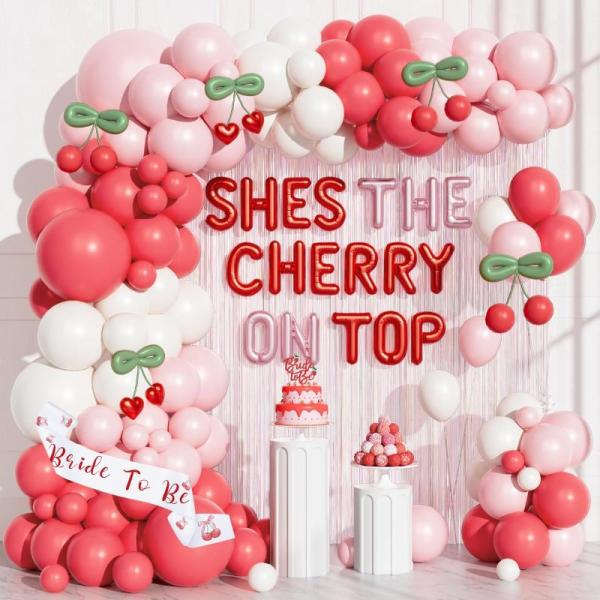 Kitchen - Fiesec 179pc Two Fast Birthday Decor, Hombae She's the Cherry On Top Decorations, Butcher Blocks -MSRP $8,404
