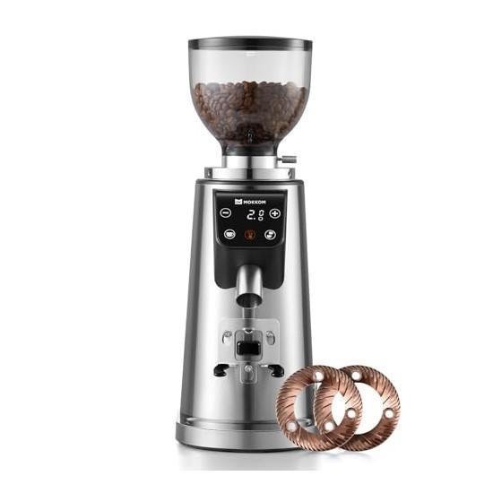 Mokkom Flat Burr Coffee Grinder, Little Shark Pool Vacuum, Bedsure Comforter Set - MSRP $1,486