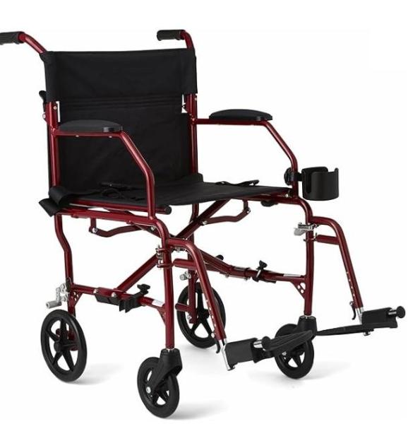 Medline Ultra Lightweight Transport Wheelchair, Kante Set of 3 Weathered Concrete Tall Planters, Schlage - MSRP $1,443