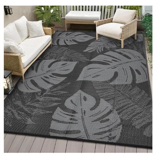 COZYLOOM 9x18 Waterproof Plastic Straw Rug, Drive Medical Folding Transport Wheelchair, SentrySafe Lock Box - MSRP $854