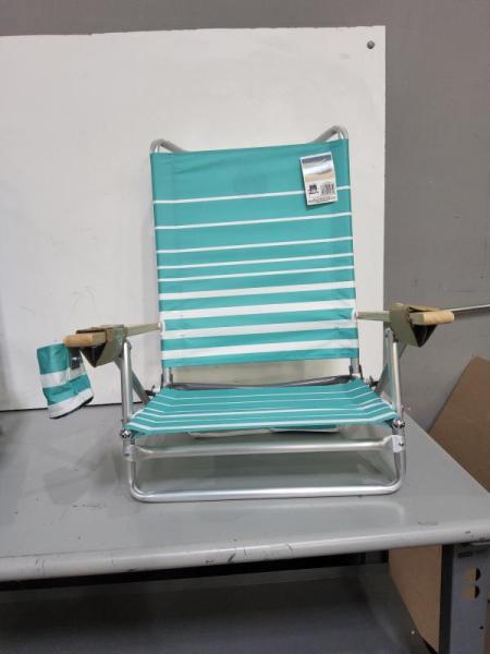 Seasonal - Rio Beach 5-Position High Back Beach Chairs & More - MSRP $1,855