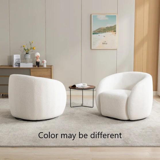 Furniture - Katherline Upholstered Swivel Armchairs, Bruning Stool, Latitude Run Ottoman - MSRP $2,137