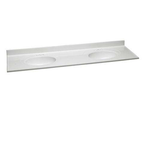 Design House 597468 Cultured Marble Vanity Top - MSRP $937