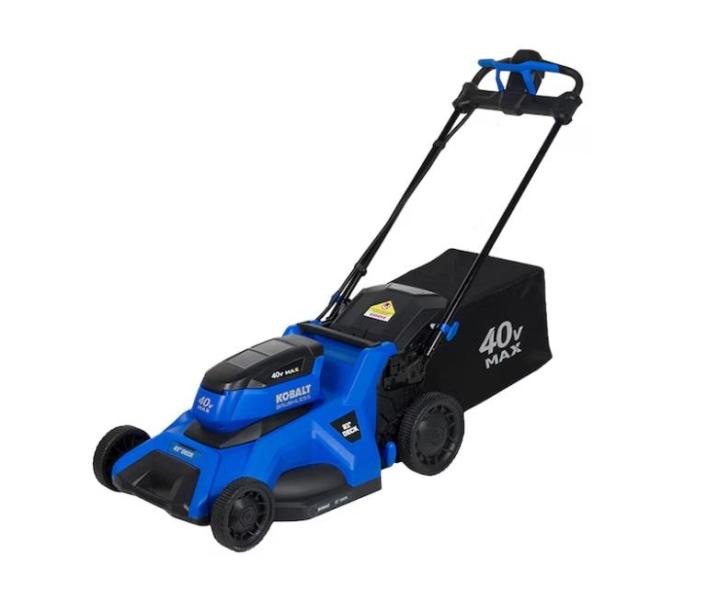 General Merchandise - Kobalt Lawn Mower, EGO Lithium Battery, allen+roth Chair - MSRP $2,786