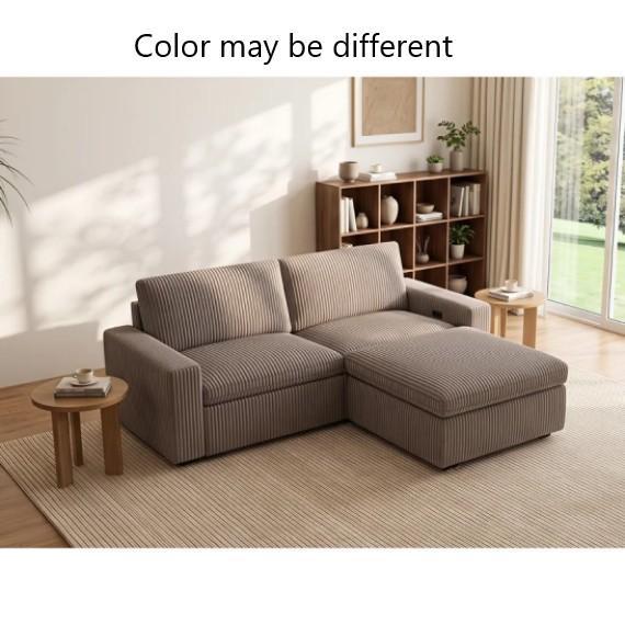 Furniture - Milred Sectional Corner Chair, Milred Sectional Armless Chair - MSRP $1,259