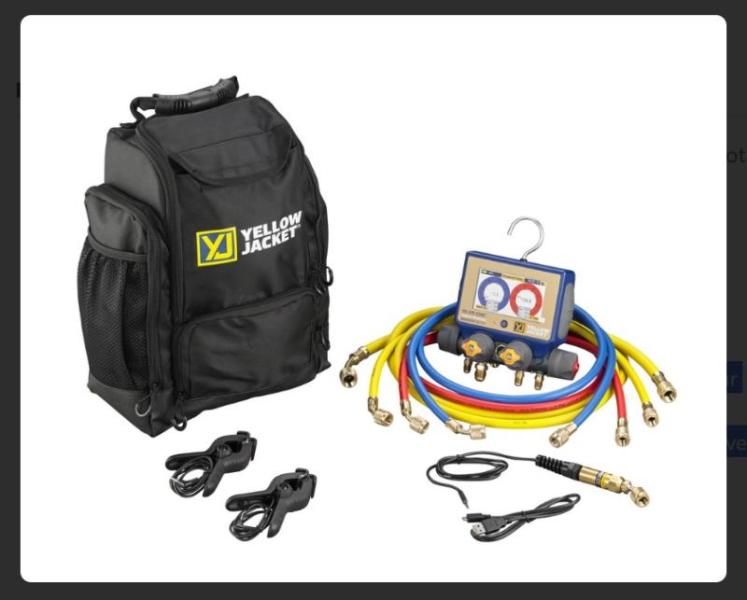 Ritchie Yellow Jacket Wireless Refrigerant Manifolds - MSRP $3,768